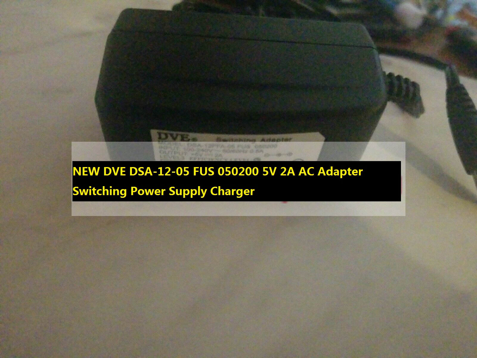 *Brand NEW*5V 2A AC Adapter DVE DSA-12-05 FUS 050200 Switching Power Supply Charger